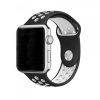 Apple Watch FEKETE / FEHÉR lélegző sportszíj 42 / 44 / 45 / 49 mm