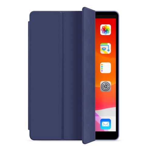 Smart Book tok kemény hátlapos szilikon védőéllel sötétkék Apple iPad 10.2" (2021/2020/2019)