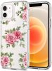 Spigen Ciel virág mintás ütésálló tok, hátlap iPhone 12 /12 Pro