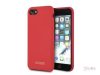 Guess Piros szilikon soft-touch hátlap, tok iPhone 7 / 8 / SE
