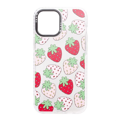 YOOUP iPhone 12 Pro Max tok, hátlap STRAWBERRY