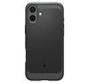 Spigen Rugged Armor MagFit Apple iPhone 16 Plus tok, Matte Black, fekete