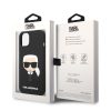 Karl Lagerfeld Head Liquid szilikon hátlap tok Apple iPhone 14 Plus, fekete KLHCP14MSLKHBK