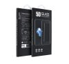 Apple iPhone 14 Pro, 5D Full Glue hajlított tempered glass kijelzővédő üvegfólia, fekete