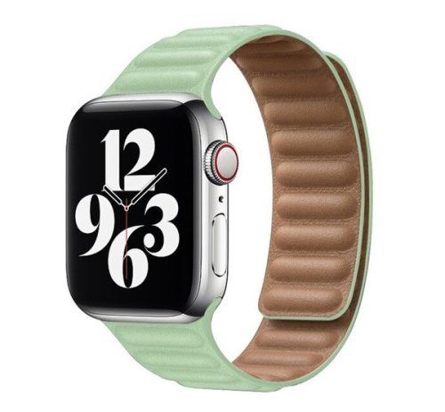 Phoner Apple Watch műbőr pánt szíj, 42/44/45mm, keki