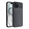 Forcell Carbon Premium hátlap tok,  Apple iPhone 13 , fekete