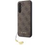 Guess 4G Charms Samsung Galaxy A54 5G szilikon tok, barna