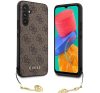 Guess 4G Charms Samsung Galaxy A54 5G szilikon tok, barna