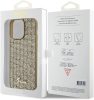 Guess Disco Metal Script Apple iPhone 15 Pro hátlap tok, arany GUHCP15LPMSDGSD