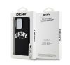 DKNY Liquid Silicone Arch Logo Apple Iphone 15 Pro Magsafe tok, fekete DKHMP15LSNYACH