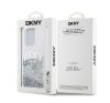 DKNY Liquid Glitter Arch Logo iPhone 14 Pro hátlap tok, átlátszó