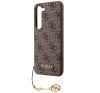 Guess 4G Charms Collection Samsung Galaxy A35 hátlap tok, barna, CSA35GF4GBR