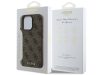 Guess 4G Classic Apple iPhone 16 Pro hátlap tok, barna GUHCP16LG4GFBR