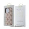 Guess Peony Script Apple iPhone 16 Pro MagSafe kompatibilis hátlap tok, barna GUHMP16LPGPYSW