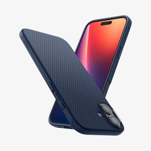 Spigen Liquid Air iPhone 16 tok, Navy Blue tok, kék ACS08195