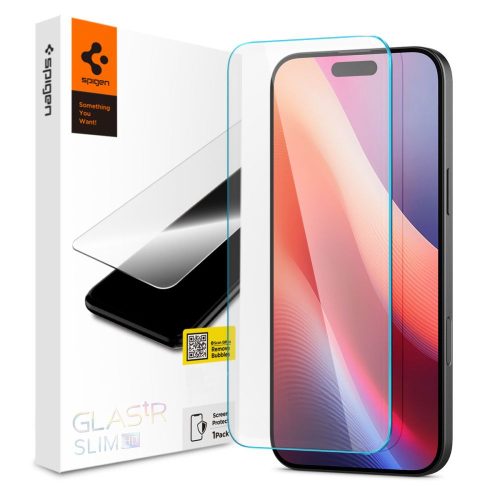 Spigen Glas.tR SLIM HD Apple iPhone 16 Pro Max Tempered kijelzővédő fólia (1db) AGL07916