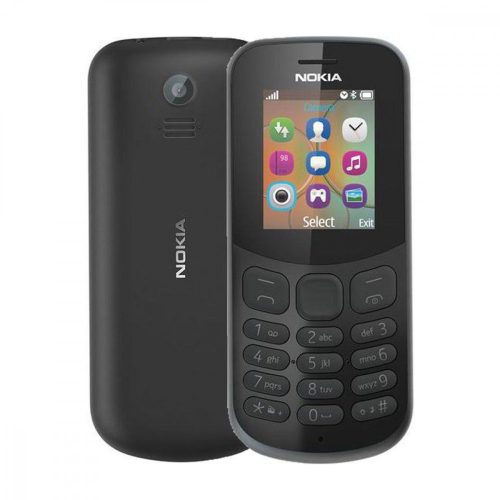 Nokia 130 nyomógombos telefon FEKETE