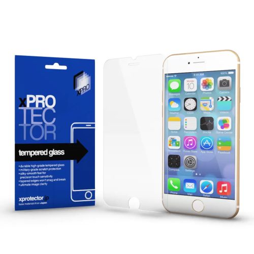 XPRO Tempered Glass 0.33 Full 3D White FG kijelzővédő üveg Apple iPhone 7 Plus / 8 Plus készülékhez