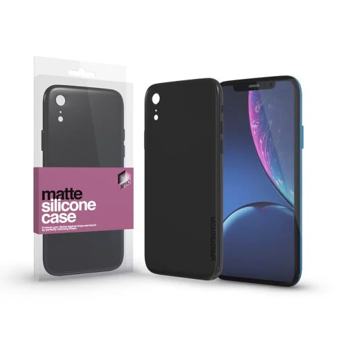 XPRO Szilikon matte tok ultravékony fekete Apple iPhone Xr készülékhez