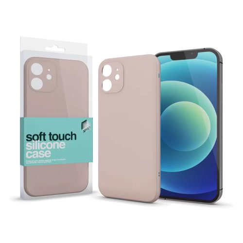 XPRO Soft Touch szilikon tok Slim Púderpink Apple iPhone X / Xs készülékhez