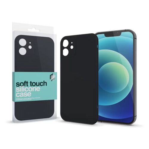 XPRO Soft Touch szilikon tok Slim Fekete Apple iPhone Xs Max készülékhez