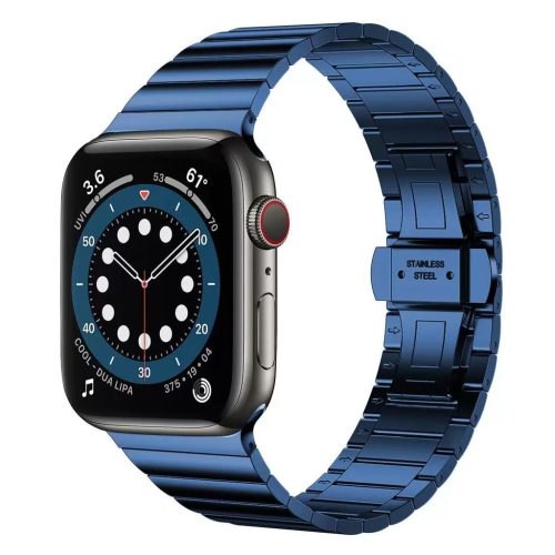 XPRO Apple Watch rozsdamentes acél szíj kék 42mm / 44mm / 45mm / 49mm