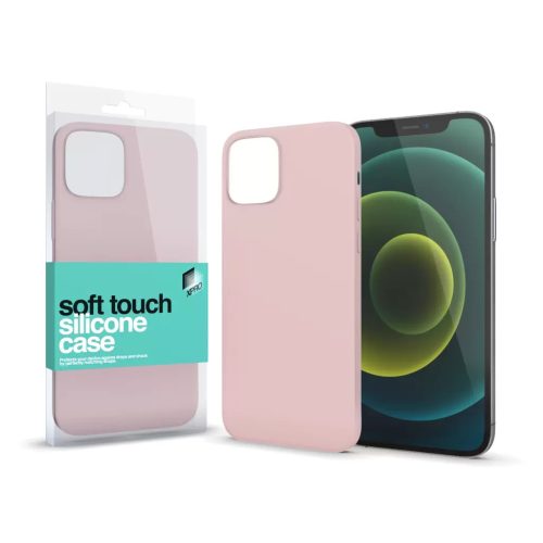 XPRO Soft Touch szilikon tok pink Apple iPhone 13 Pro Max készülékhez