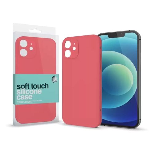 XPRO Soft Touch szilikon tok Slim sötétpink Samsung S22+ készülékhez