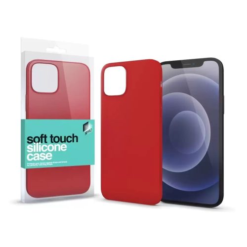 XPRO Soft Touch szilikon tok piros Apple iPhone 14 készülékhez