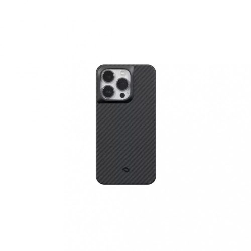  Pitaka MagEZ PRO 3 tok Black / Grey Twill 1500D Apple iPhone 14 Pro készülékhez - MagSafe rögzítéssel