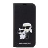 Karl Lagerfeld tok fekete Apple Iphone 14 Pro készülékhez KLBKP14LSANKCPK