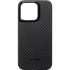 Pitaka MagEZ Case 4 Black / Grey Twill 1500D Apple iPhone 15 Pro készülékhez - MagSafe rögzítéssel