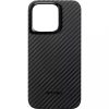 Pitaka MagEZ Case 4 Black / Grey Twill 1500D Apple iPhone 15 Pro Max készülékhez - MagSafe rögzítéssel