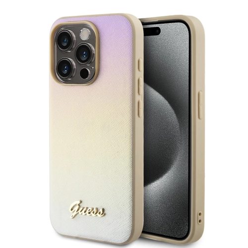 Guess tok Arany Apple iPhone 15 Pro Max készülékhez GUHCP15XPSAIRSD