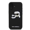 Karl Lagerfeld tok fekete KLHMP16MSKCHPPLK Apple Iphone 16 Plus készülékhez