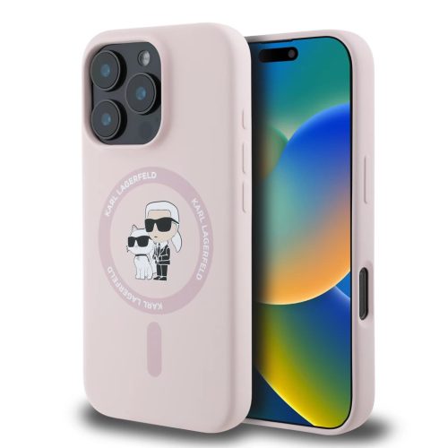 Karl Lagerfeld tok pink KLHMP16XSCMKCRHP Apple Iphone 16 Pro Max készülékhez