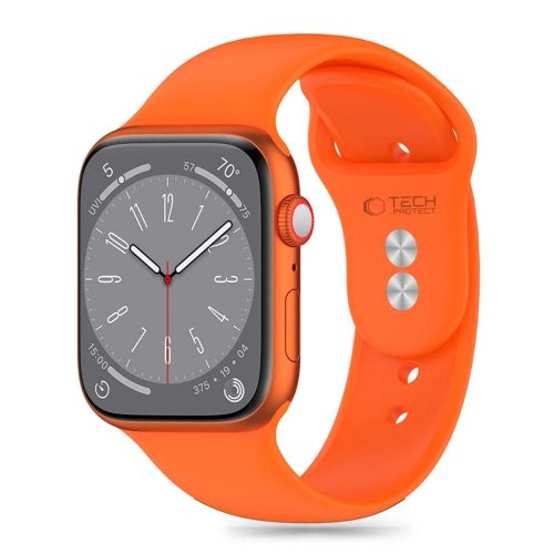 Tech-Protect SILICONE óraszíj narancssárga, Apple Watch 40mm / 41mm / 42mm készülékhez